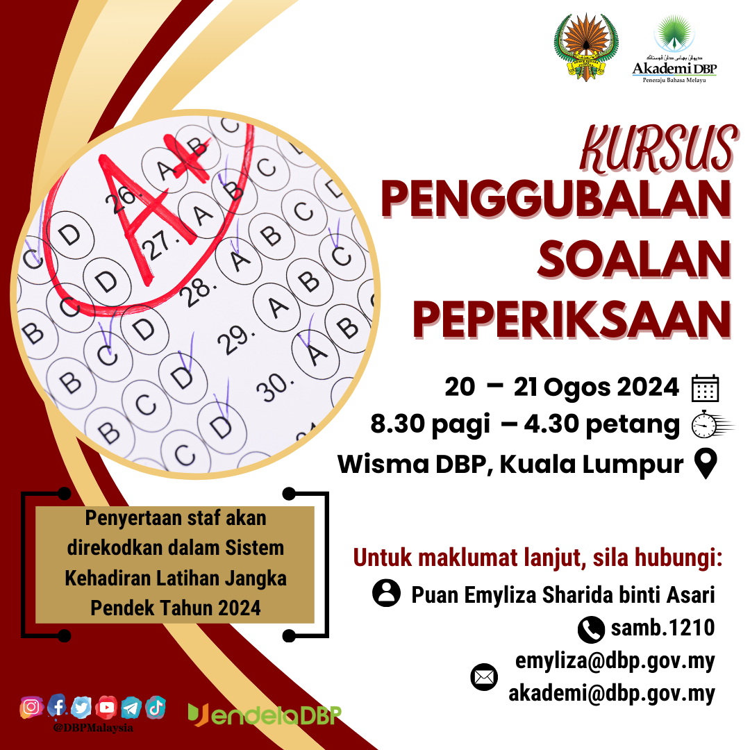 KURSUS PENGGUBALAN SOALAN PEPERIKSAAN